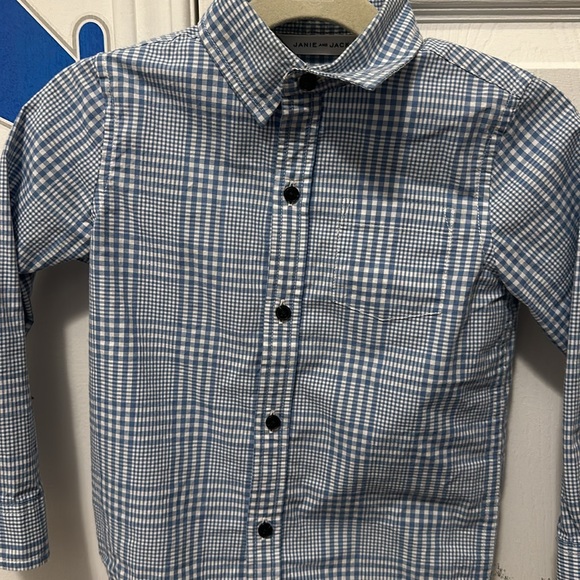 Janie & Jack Checkered Shirt - Picture 2 of 3